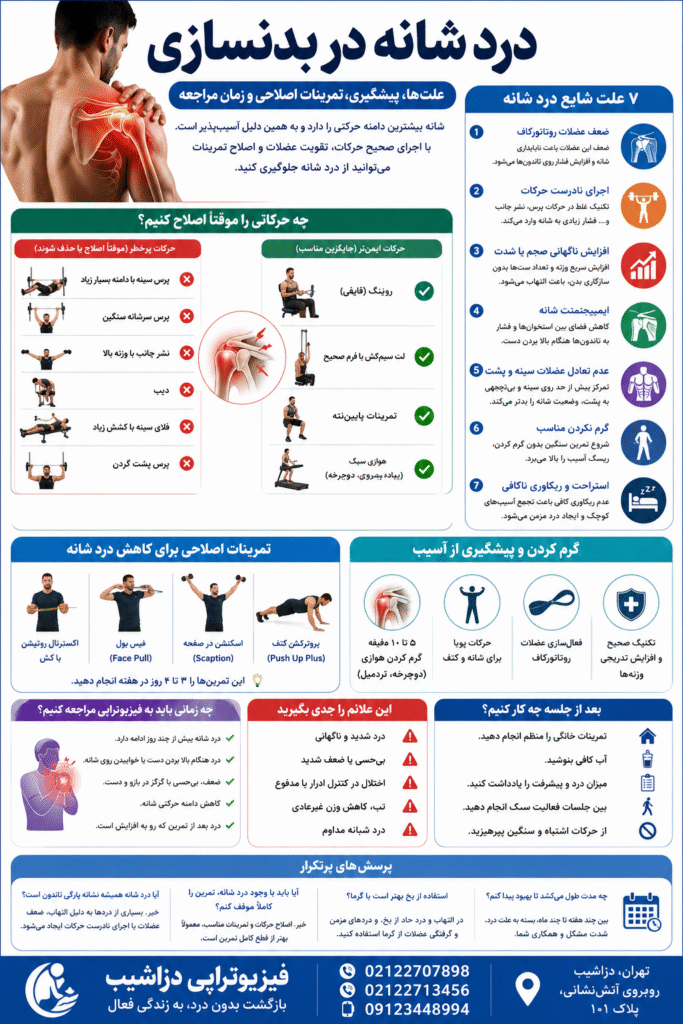 درد شانه در بدنسازی