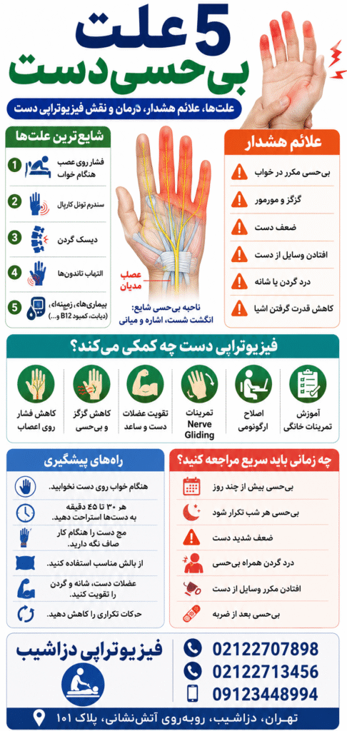 بی حسی دست