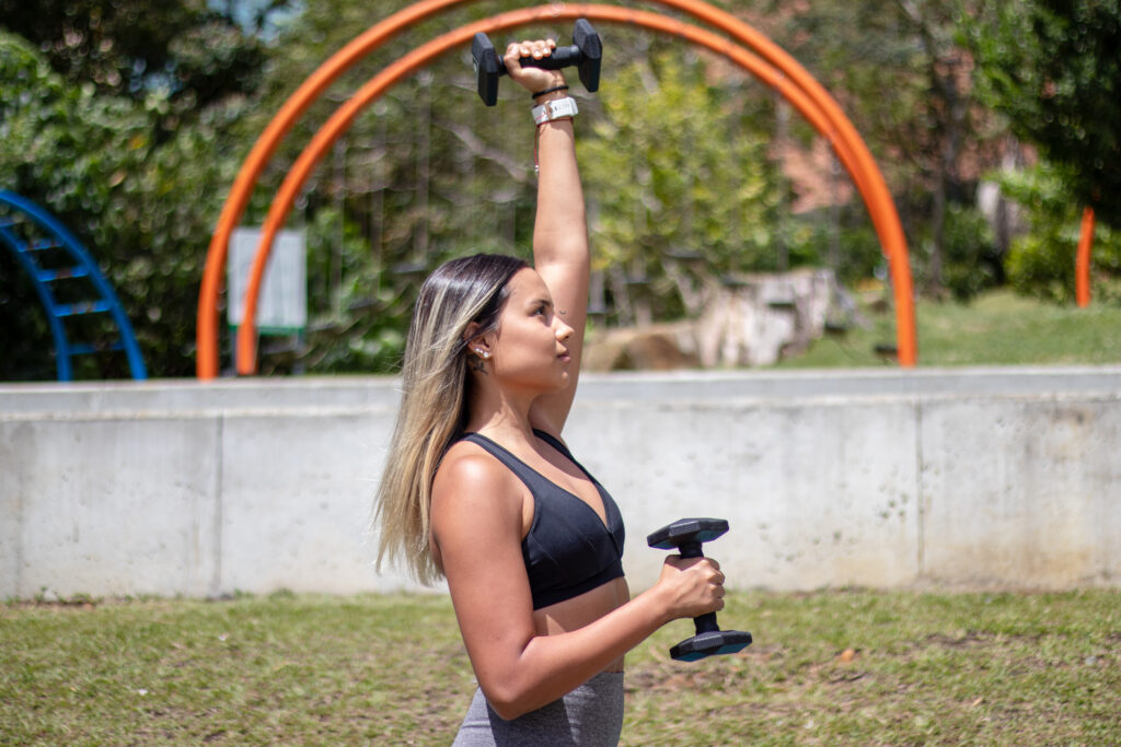 Shoulder and bicep workout